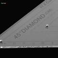 11.5 Cut 45 Degree Diamond Rhombus Template Quilting Ruler for DIY Patchwork. 