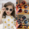 Candy Color Square Silicone Children Sunglasses UV400 Foldable Kids Sun Glasses for Girls Boys Eyewear. 