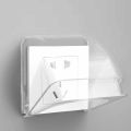 Waterproof Cover Electric Board Switch Box Cover, Child Electrical Safety Sliding Concealed Switch Box. 