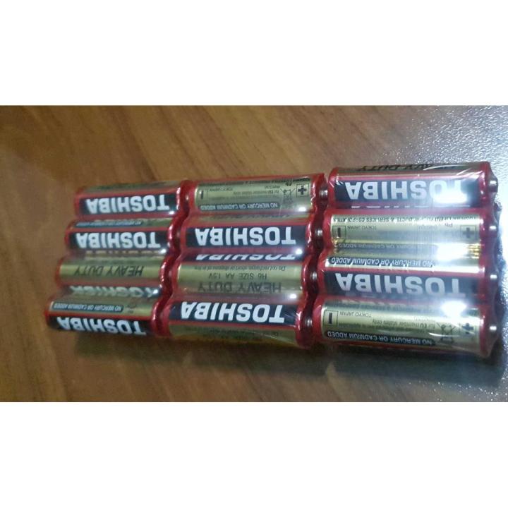 Toshiba Original Heavy Duty Cells AA Pack of 12 Pieces, Toshiba Cell, Toshiba Battery Cell, Toshiba AA Cell, Toshiba Heavy Duty Cell