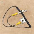 Anti Static Grounding Cable with Alligator Clip Claw for Factory Workshop. 