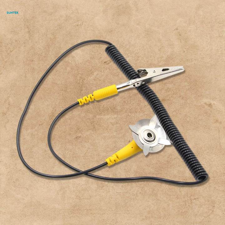 Anti Static Grounding Cable with Alligator Clip Claw for Factory Workshop