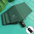 Umbrella Automatic Sunny Umbrella Anti-ultraviolet Folding Umbrella Men Women UV Design. 
