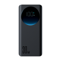 30W Power Bank 30000mAh（With USB to Type-C Cable 0.25m-Black）3 USB charging ports gives fast charging experience to iPhone Samsung Xiaomi Infinix Tecno Oppo Vivo Oneplus Realme Redmi And Other All Android JOYROOM JR-PBF03. 