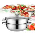Original Alpha Stainless Steel High Grade Food Steamer 28cm For Meat BBQ Broast Vegitables Charga. 