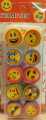 Pack of 10 Stamps | Stamps for kids | Emoji, Faces, cartoon, compliments | stamp set | cartoon stamps | stamps for art | school stamps. 