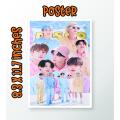 Beautiful Poster BTS Boy band Group Poster. 