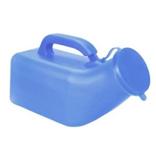 Imported URINE BOTTLE for Men with cap -Male Urinal Spill-Proof Urine Collection Container for Adults/Large Plastic Pee Holder for Hospital, Incontinence, Elderly, Travel, Driving, Camping