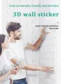 3D Brick Wall Stickers Self Adhesive Wallpaper Sheets 3mm  Peel and Stick Wall Brick Room Panels PE Foam High Quality Bricks Wallpaper. 