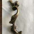 FURNITURE HANDLE / DOOR HANDLE CARVING FANCY ANTIQUE BRONZE. 