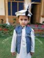 Peshawari Pakul Chitrali 100% Wool hat Cap Pakol Peshawari Handmade Topi + Feather (Crown) For kids. 