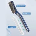 Multifunctional Floor Seam Brush, 2-in-1 Floor Seam Brush, Clip Hair Window Cleaning Brush, Bathroom Cleaning Brush, Grooved Gap Cleaning Brush, for Wall Tiles, Window Frames. 