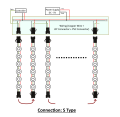 Wiring for Pixel RGB String Lights – WS2811. 
