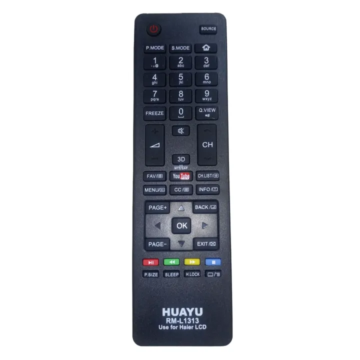 Haier_%20LCD/LED%20Universal%20Remote%20Control%20Original%20Huayu%20RM-L1313%20With%20Social%20Buttons%20Replecement%20of%20Original%20Haier_%20Smart%20LCD/LED%20Tv%20Remote%20Soft%20Press%20Buttons%20%7C%20Triple%20H%20-%20Image%204