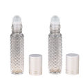 10ML Glass Roller Bottles for Essential Oils with Plastic Roller Ball Empty Refillable Clear Bottle Leak-Proof Massage Roll On Containers. 
