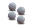 Pack of 4 Foosball Indoor Game Balls || Football table ball | Table Foosball Ball \Durable || White and green. 