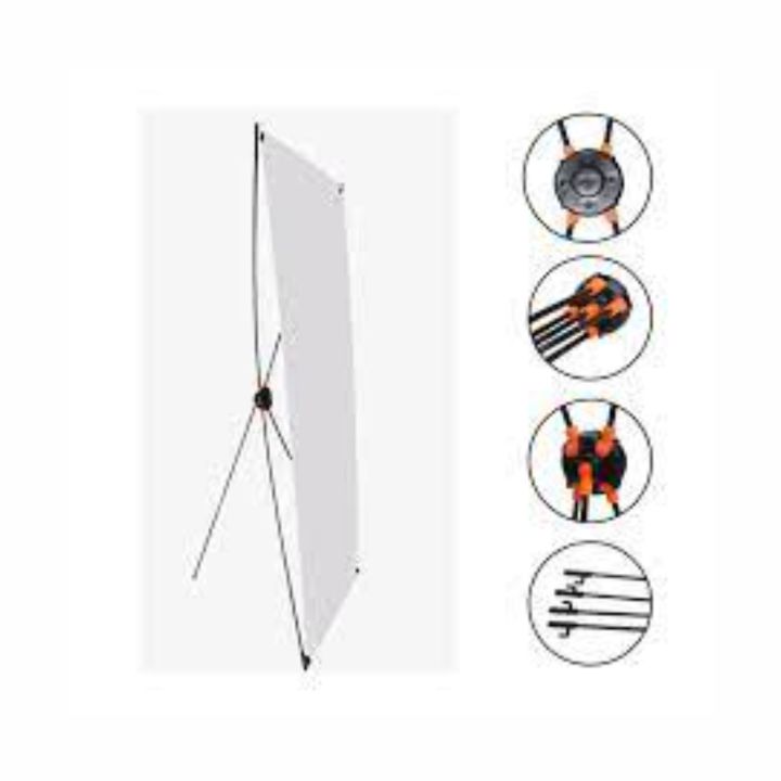 Panda X stand banner Flex Stand / Display Stand 2x5 for Marketing Promotions / X Display Stand Panaflex