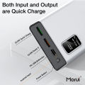 Morui Powerbank 30000mAH, 20000mAH, 10000mAH - Long Lasting Battery With 22.5w Super Fast Charging - Power Bank For Airpods And Mobile - Multiple USB Ports , Type C And Digital Display Powerbank - Universal Device Charger - Compatible With All Phones.. 