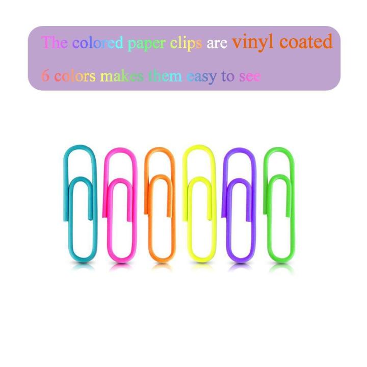 Gem Clip for Paper Coated, Coideal 80 Pack 1.2 Inch Assorted Color Mini Paper Clip Holder/Sheet Holder for Files, Papers, Office Supply (29 mm)