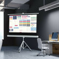 Hitech-Vision Tripod Stand Projector Screen - Matt White 120" 4:3  ( 8 ft x 6 ft ). 