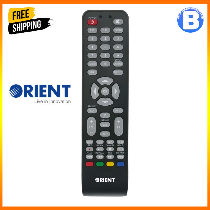 Orient Remote Control For LCD TV With 3D Button | Orient LED Original Remote 100%