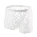 【PeacemPeace】 CLEVER-MENMODE Lace Underwear Men Sexy See Through Panties Boxers Penis Pouch Long Leg Mesh Transparent Underpants Boxer Shorts. 