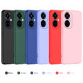 Liquid Silicone Phone Case For Tecno Camon 19 / Tecno Camon 19 Pro Cases Luxury Skin Feel Back Cover. 