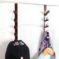 Multi Function 5 Level Over The Door  Hook Clothes Hanger for Hanging Coat Hangers, Hats, Purses, Backpacks, Purses, Jackets and Other Items Home and Office.plastic. 