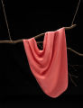 Stain Silk Hijab/Stoler - Flamingo. 