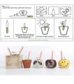 Sprout Plant Pencil With Seed Home Office Garden Decor Sprouting Pencils with Plants Seeds. 