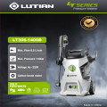 LUTIAN - LT306-1400B -110 BAR HIGH CAR PRESSURE WASHER - 1400 WATTS - AUTO START - SELF PRIMING - PORTABLE - 2 IN 1 GUN ( LONG & SHORT). 