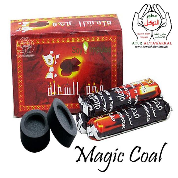 10 Rolls / Packet of coal - Coal For Bakhoor - Original (1 roll contains 10 round pieces of 4coal)
