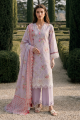 Zellbury Unstitched 3 Piece Cotton Embroidered Shirt Shalwar Dupatta - 4097 Unstitched Fabric For Women - Unstitched Suit For Women - Tissue Silk Dupatta Cotton Trouser - Summer '1.0 - Chikankari, Signature Unstitched Collection-2026. 