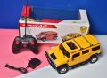 Rechargeable Remote Control Hummer Car with Door Open & Close 4 x 4 Jeep Yellow Color High Quality. 