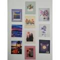 Aesthetic journaling sticker sheets (Pack of 10). 
