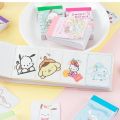 50Sheets Sanrio Stickers Book Hello Kitty Cinnamoroll Kuromi Kids Mini Sticker Decorative Hand Account Laptop Stationery Decals. 