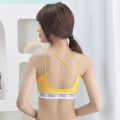 Beautiful back underwear, women's sports bra, thin suspenders, popular chest wraps, student girl bandeau Free size 30 to 36. 