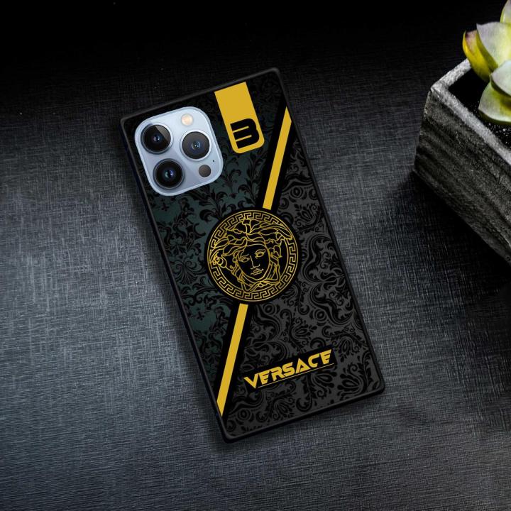 Versace Glass Case For iPhone 7, 8 iPhone 7, 8 Plus iPhone X, Xs,  Xs, Max iPhone 11, Pro, Max iPhone 12, Pro, Max