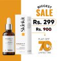 Skinkit Vitamin C  Serum with Niacinamide & Hyaluronic Acid | Brightening, Dark Spot & Anti-Oxidant Face Serum | Hydrating & Even Skin Tone Serum for Men & Women | Skincare Pakistan. 