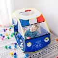 Playhouses Tent for Kids Outdoor and Indoor Pop Up Car Kid Play House Castle Tent Toys with Carrying Case, Best Gift for 1-8 Years Old Kids Children Boy Girls (Blue Police Car Tent). 