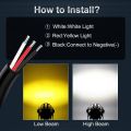 Mini Projector Lens Spotlight For Bikes And Cars (Full Set) Waterproof Auxiliary Led Fog Lamp German Technology. 