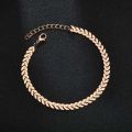 Leaf Gold Anklet For Girls Stylish - Excellent Quality - Golden Leaf Anklet for Girls - Korean Jewellery For Girls. 