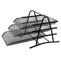 Heavy metal 3 Tier Metal Mesh File Tray Document, Paper, Files, Letters, folders Holder Desk Organizer. 