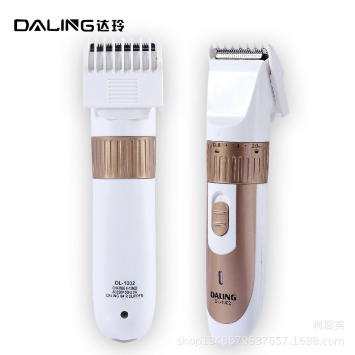 Silent and Seamless Hair Trimmer for Sharp Cutting Best Barber Hair Trimmer and Clipper for Men and Bay Hair Cut  T BLADE Barber Shaving Hair Clipper Daling DL1002A Electric and Rechargeable Hair Trimmer  FLASH SALE on Timmer, Lowest Price Trimmer