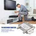 2 in 4 Out DiSEqC 4X2 Switch Satellite Signal Multiswitch. 