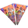 Strange World Flag Banner - 11 Inch Height - Buntings - Multi-colors - Unisex - Pack Of 10 Buntings. 