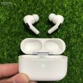 White Airpods pro. 