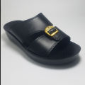 Fit Footwear Synthetic Leather PU Slide for Men - Arabic Sole Slide for Men - Discovery Sole Waterproof Chappal- Arbi Sole Chappal for Men - Arabic Thick Sole Chappal for Men - PU Chappal for Men. 