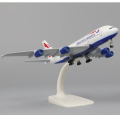 Airline Model Metal British Airways A380 20cm (7.9 inch) Aircraft  Model 1:400   Die cast Airplane Model for decoration. 