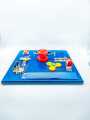 Wooden Busy Board for Toddlers Montessori Sensory Toy Toddler Sensory Board Activity Board Preschool Educational Learning Toy (10 Activities Plus Writing Board). 